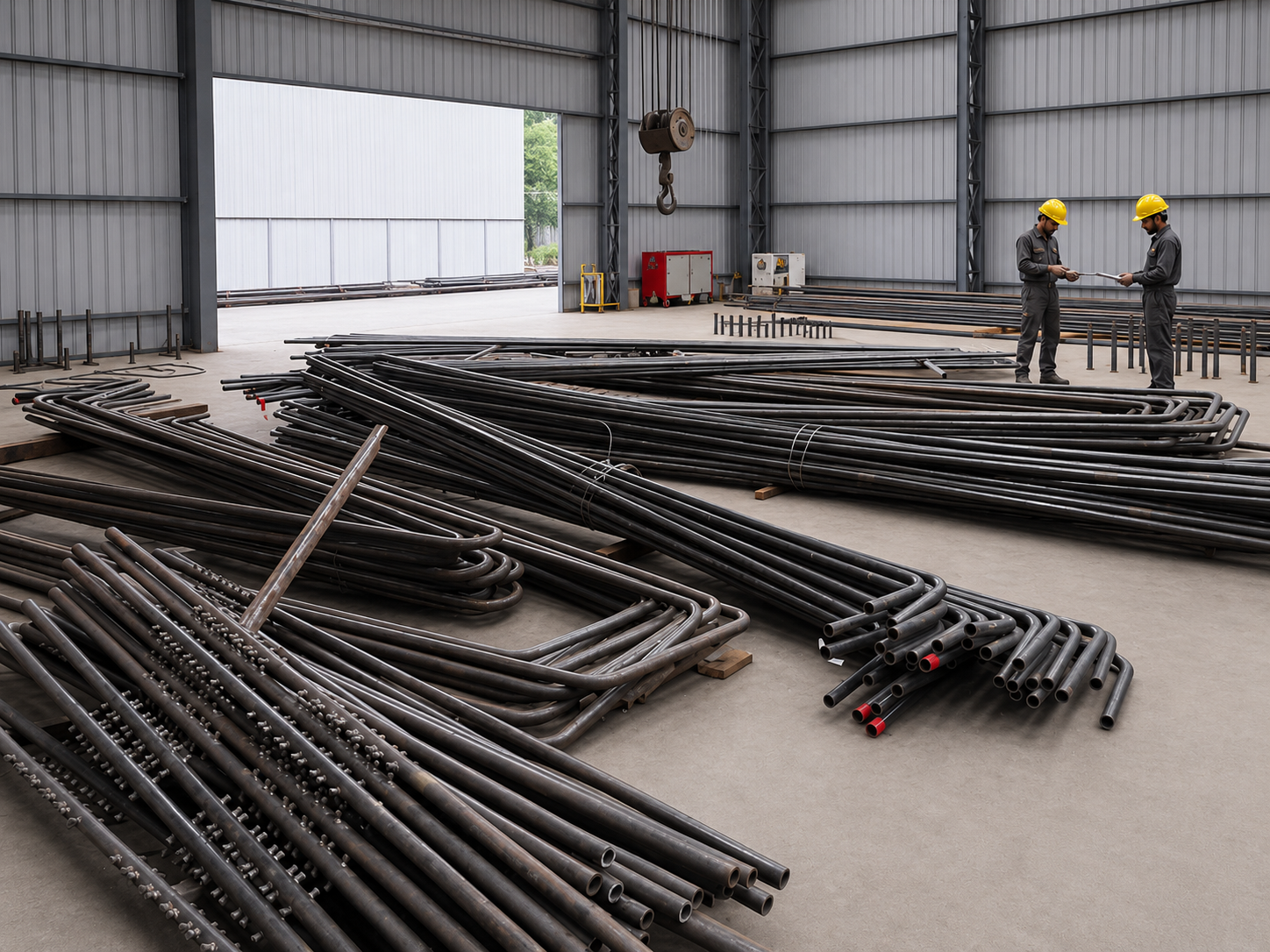 Pressure parts and piping spools fabricated at the Yamunanagar facility