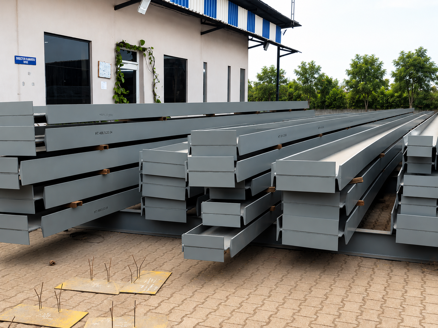 Ferrum Crafts workshop floor with precision steel fabrication and welding operations
